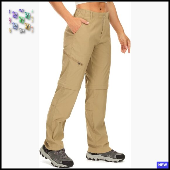 Convertible Zip Off Hiking Pants Lightweight Quick Dry Outdoor Travel Safari